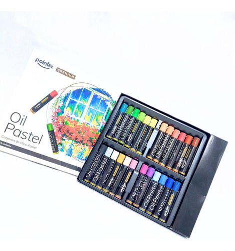 Crayones De Oleo Colores Pastel Premium Pointer X24