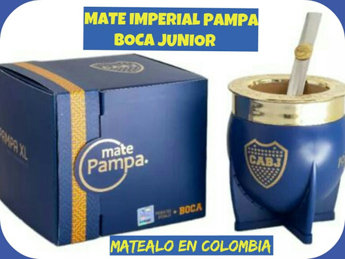 Edicion Especial!mate Imperial Pampa Xl Club Boca Junior+bom