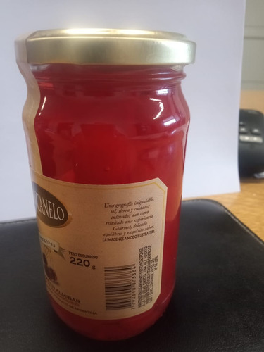 Cerezas En Almíbar Tipo Marrasquino Yancanelo 390gr X 1 U