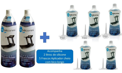 Kit Silicone Líquido Jac Próprio P Esteira 5un 300ml 2un 1 L