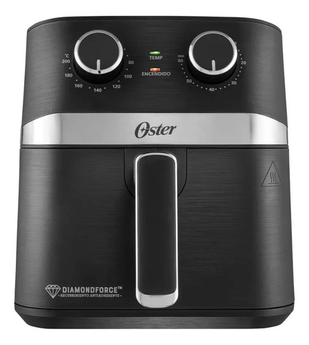 Freidora De Aire Oster Diamondforce 4 Litros Negra