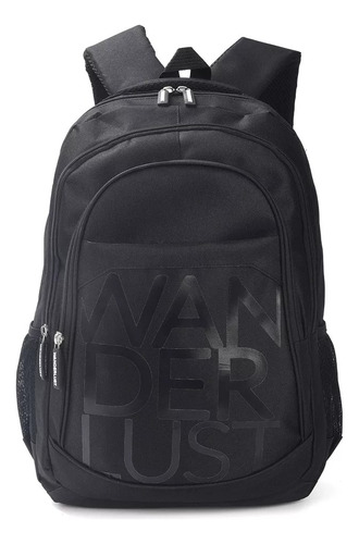 Mochila 18 Espalda Urban Mode Negra Wanderlust 