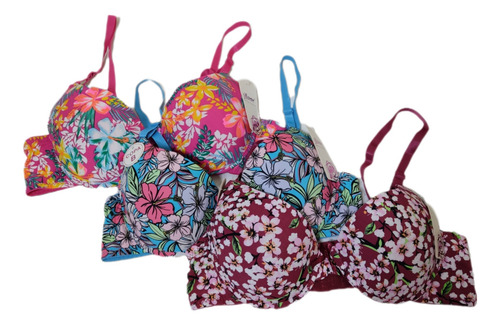 Paquete De 3 Piezas De Brasier Copa B Con Flores
