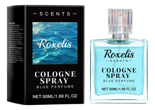 Perfume Azul Con Feromonas Para Hombres 50 Ml