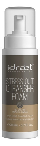 Idraet Stress Out Espuma Limpiadora Equilibrante X 200 Ml Tipo de piel Mixta a grasa