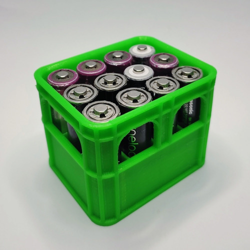 Porta Pilas Aa Tipo Java En Tpu Flexible - Regalo