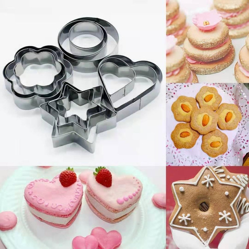 Molde De Galletas Estrella De Acero Inoxidable Para Cumpleañ