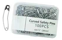 Comprar Alfileres De Seguridad Curvados Alfileres 100 Piezas 3,8 Mm