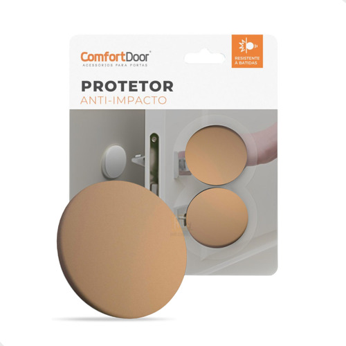 2 Protetor Adesivo Anti-impacto Porta Maçaneta Parede