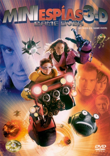 Dvd Mini Espías 3-d: Game Over - Spy Kids - Robert Rodriguez