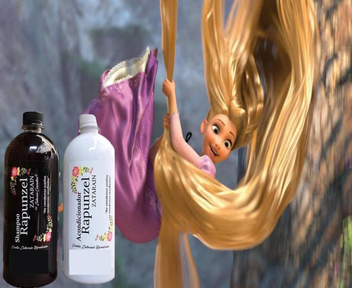 Shampoo Rapunzel Con Acondicionador Zatarain Volumen Pelo
