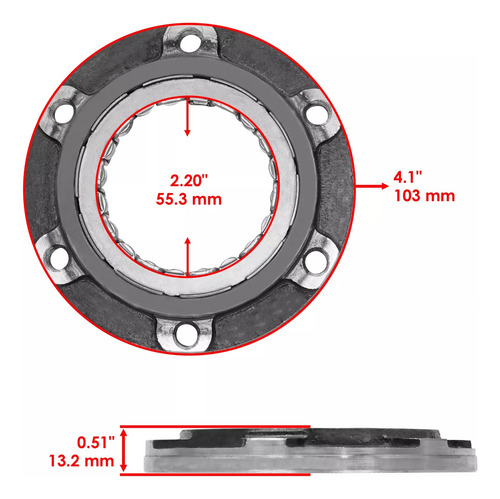 Bendix Encendido Arranque Kawasaki Brute Force 750 2005-2023