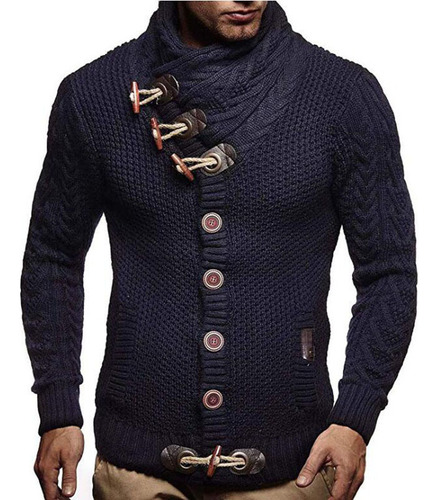 Ocio Hombre Ropa De Cuello De Tortuga Hombre Suéter Cárd [u]