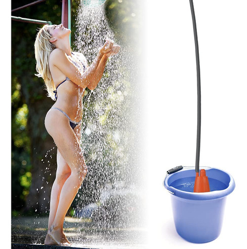 Portátil Ducha De Camping Con Recargable Batería, Cabezal