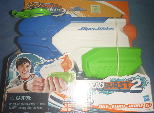 Nerf N Arma Pistola Agua Microburst 2 Super Soaker Hasbro