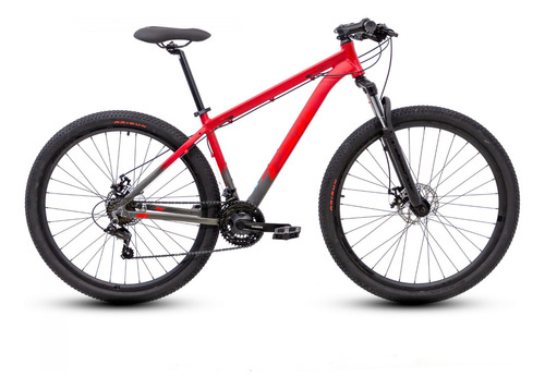 Mountain bike TSW Mountain Bike Ride 2021 aro 29 S-15.5" 21v freios de disco mecânico câmbios Shimano cor vermelho/cinza