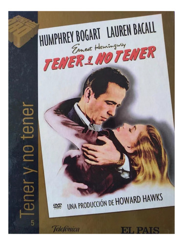 Dvd + Libro Tener Y No Tener Howard Hawks #m