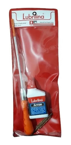 Kit Limpieza Lubrilina 9 Mm Aceite Cepillo Baqueta Pasatrapo