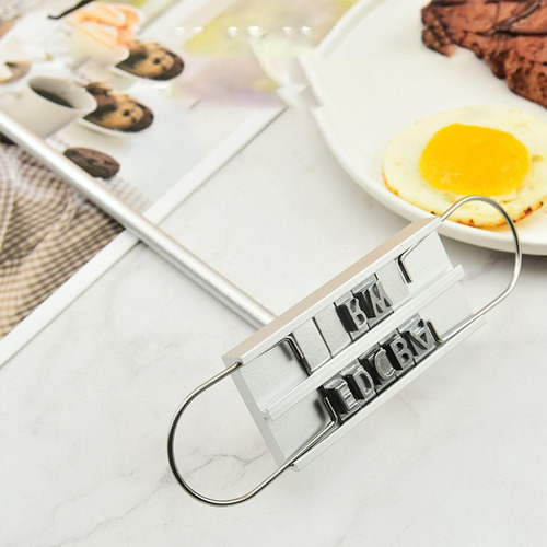 Barbacoa Personalizada Carne Branding Hierro Desmontable Diy