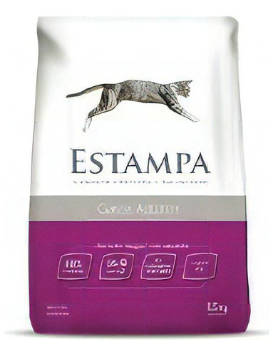 Alimento Estampa Premium para gato adulto en bolsa de 15 kg