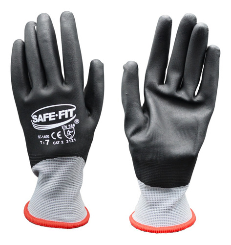 Guante De Nylon Con Recubrimiento De Nitrilo Safe Fit 1400 