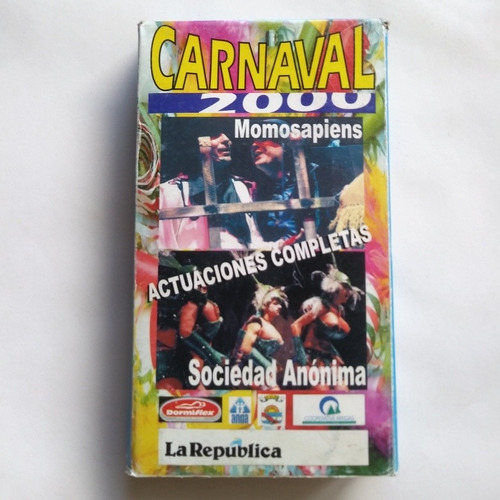 Carnaval 2000 Momosapiens Sociedad Anónima Vhs Casete Vhs