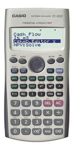 Calculadora Financiera Casio Fc-100v T-m