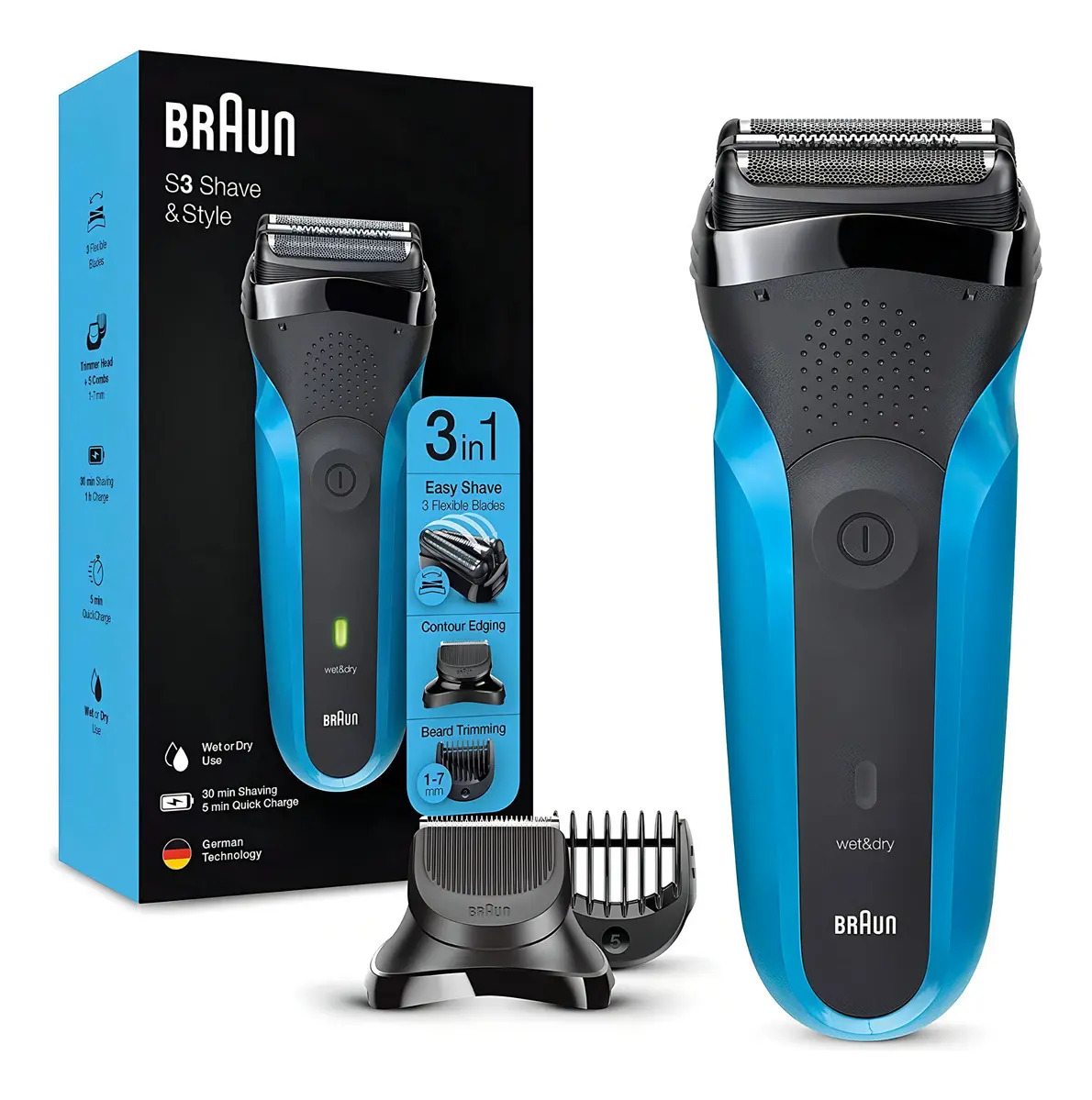 Afeitadora Braun Series 3 310BT de Láminas