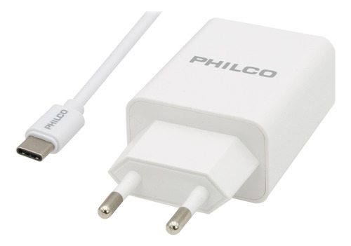 Cargador Qc619 Carga Rápida Qualcom 3.0 Cable Tipo-c, Philco