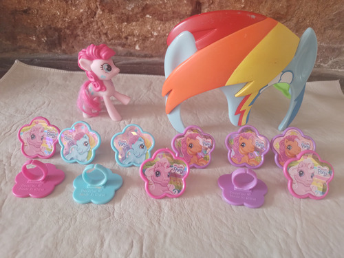 Lote My Little Pony Figura, Lentes Anillos No Hasbro