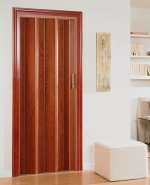 Imagen 2 de 4 de Puerta Pvc Interior - Plegable - Imitación Madera 100 X 220