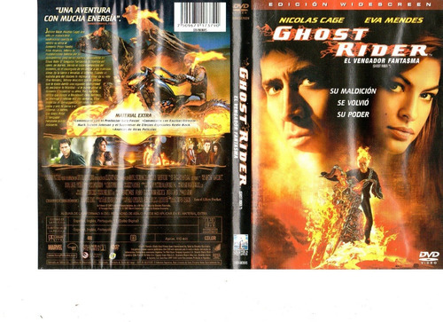 Ghost Rider: El Vengador Fantasma - Dvd Original - Mcbmi