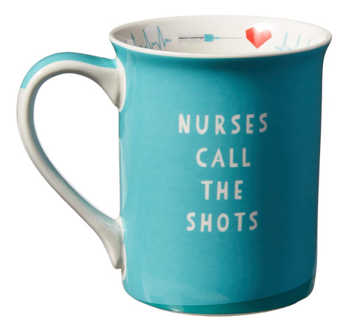 Enesco Our Name Is Mud Uniforme De Enfermera, 16 Oz. Taza D