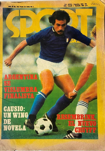 Revista Sport Nº 126 Fútbol Mundial 1978 Detalle Ez2c