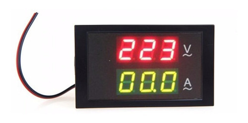 Voltimetro Amperimetro Digital Panel Led Ac 80-300v 200a