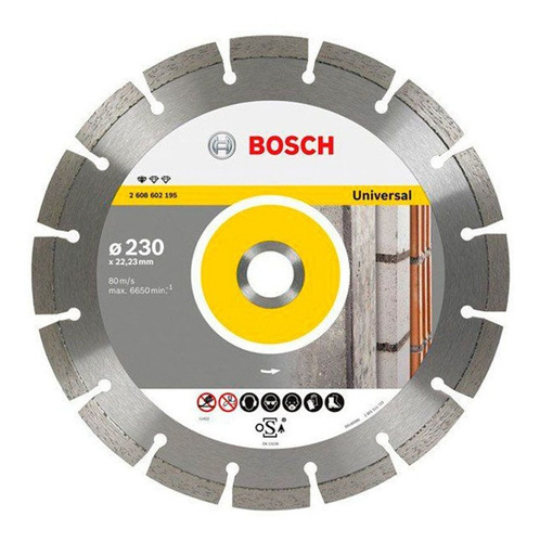 Disco Diamantado Segmentado Universal 9  Bosch