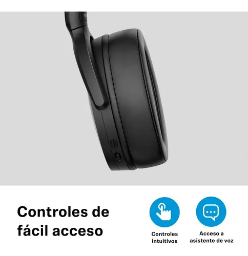 Auriculares inalámbricos  Sennheiser HD 350BT, De diadema, Bluetooth,  Hasta 30 horas, Smart Control, Negro