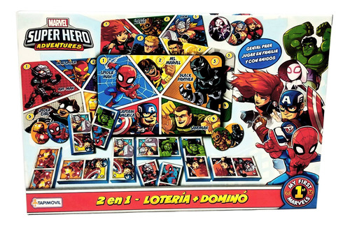 2en1 - Domino Y Loteria Marvel Ploppy 809276