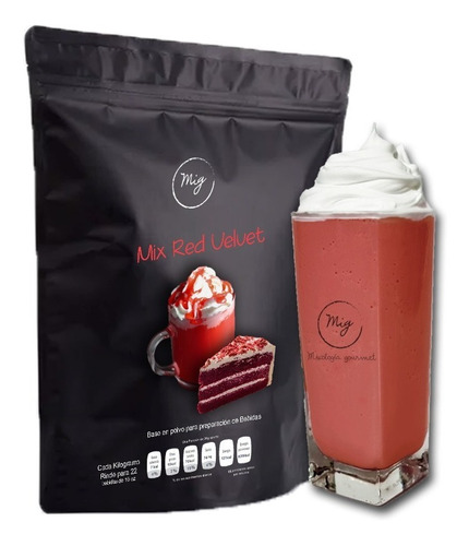 Base Para Bebida Red Velvet Cake 1 Kg - Frappe O Latte