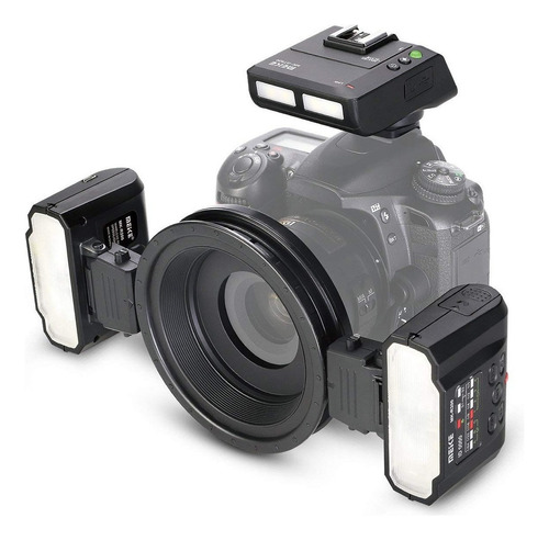 Flash macro Meike Mk-mt24 Twin Lite para cámaras réflex digitales Nikon