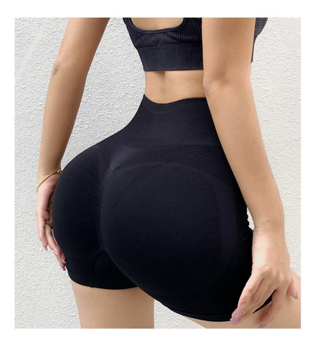 Pantalones Cortos De Tela Para Gimnasio Para Mujer, Cintura