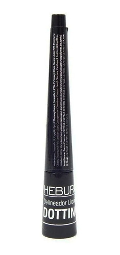 Heburn Maquillaje Delineador Líquido Ojos Dotting Negro 247