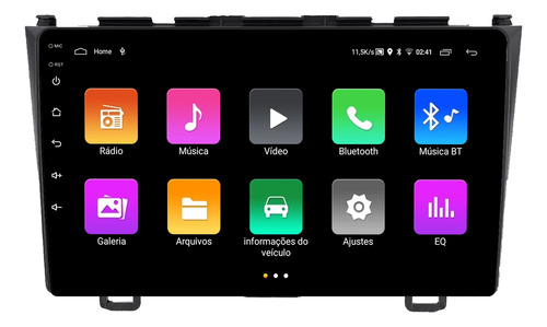 Central Multimidia Crv 05/11 9p Android 13 Carplay 2gb 64gb