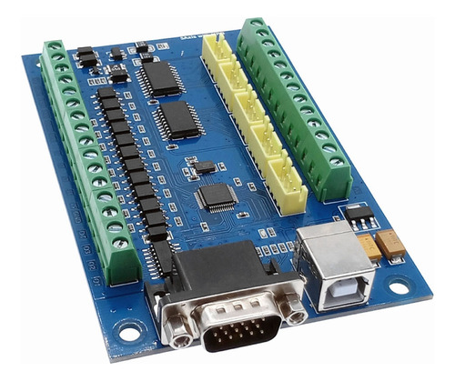 Coche De Control De Movimiento Lineal Mach3 Usb Cnc De 5 Eje