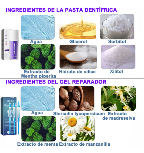 Pasta De Dientes Morada Para Blanqueadora De Dientes Con Gel