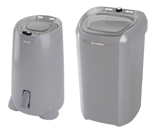 Lavadora Comfort 10kg + Centrífuga Premium 15kg Wanke 110v