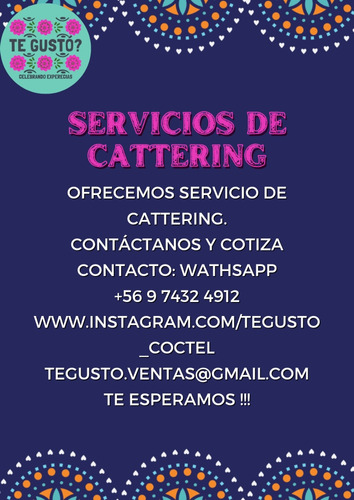 Servicio Cattering 