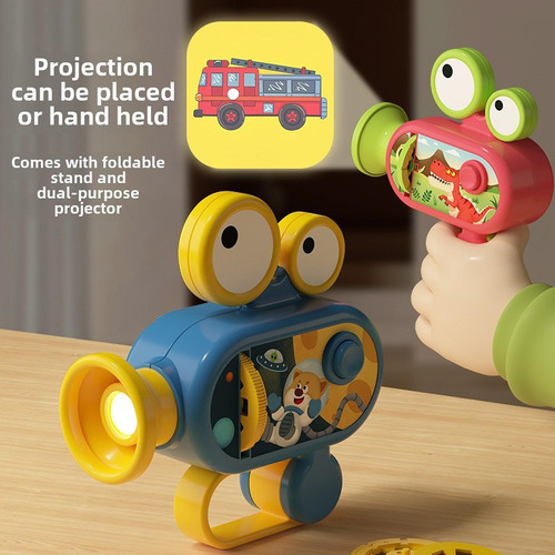 Proyector De Linterna Juguete Lindo Regalo Para Niños Rojo