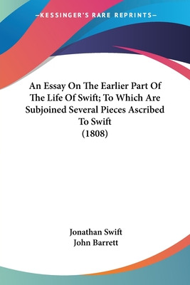 Libro An Essay On The Earlier Part Of The Life Of Swift; ...