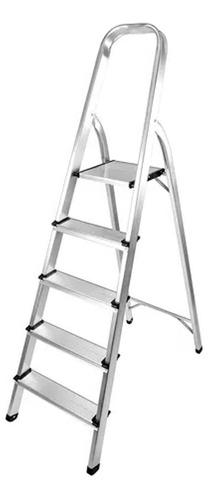 Escalera Familiar De Aluminio 5 Escalones Flourish 1.6mt G P